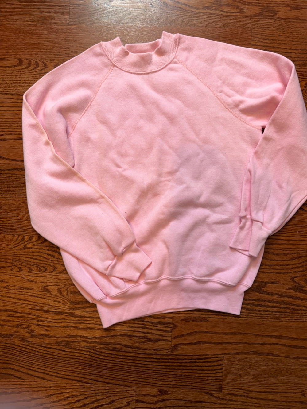 Vintage 80s 90s GAP SPORT Pink Crewneck Sweatshirt Made in USA M